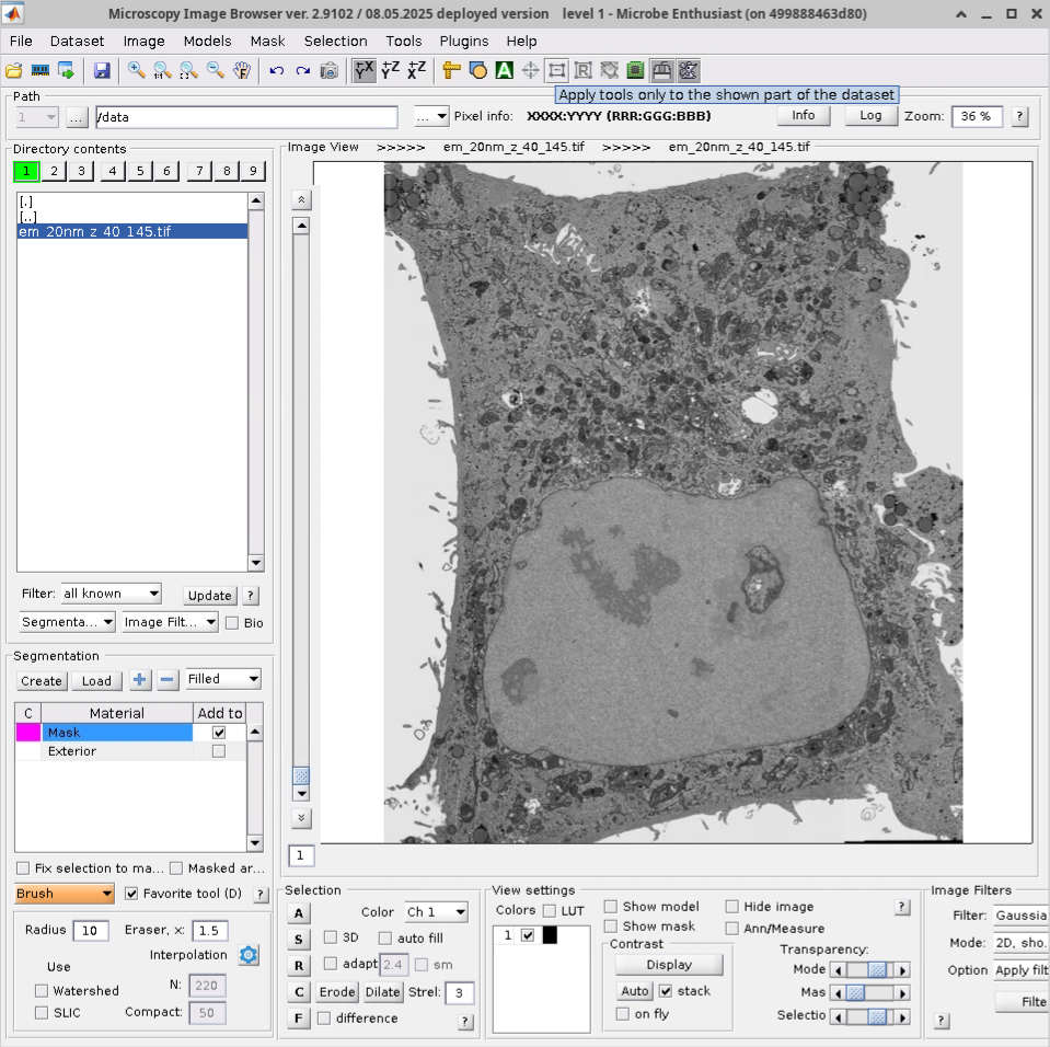 MIB2 Application with Example EM Data